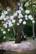 My big fat wedding kitsch Balloon Tree